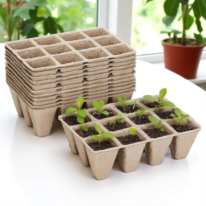 苗スタータートレイ 10個入り （合計120セル） プラグトレー 種まき 育苗 10 Packs Seedling Starter Trays 120 Cells 3