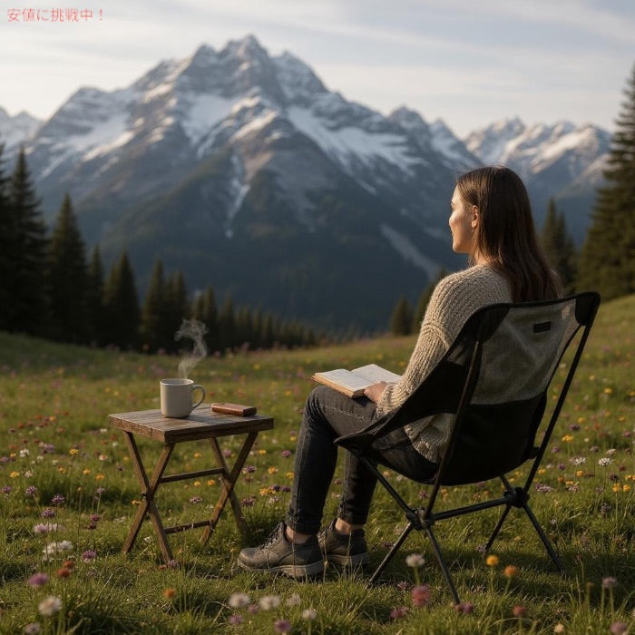 Helinox ヘリノックス  チェアワン XL ブラックアウト 軽量 コンパクト 折りたたみ式 キャンプチェア Chair One XL Camping Chair Blackout 3