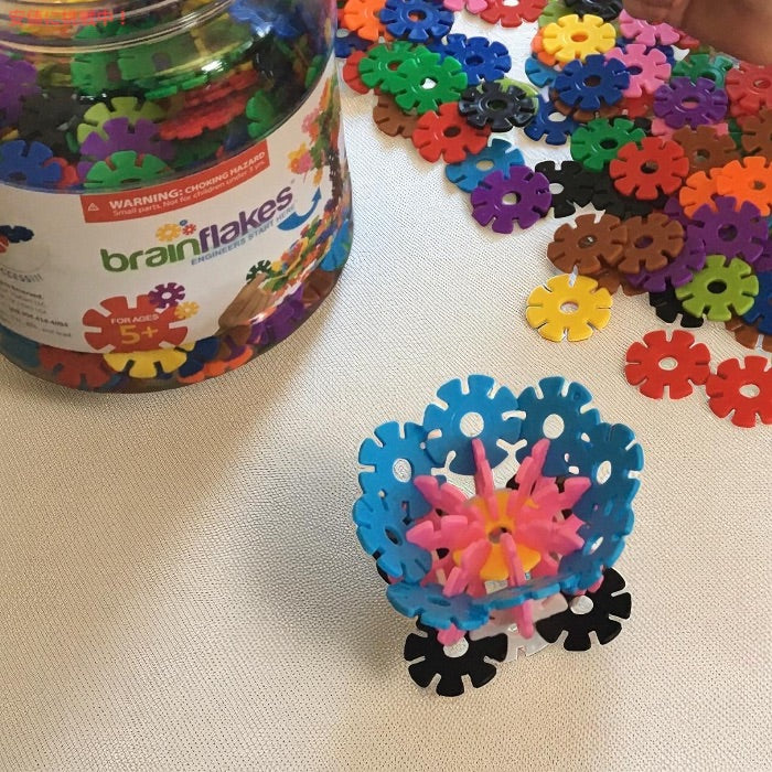 Brain Flakes ブレインフレークス 組み立てディスク おもちゃ 500ピース プラスチック ブロック パズル 組み立ておもちゃ 3