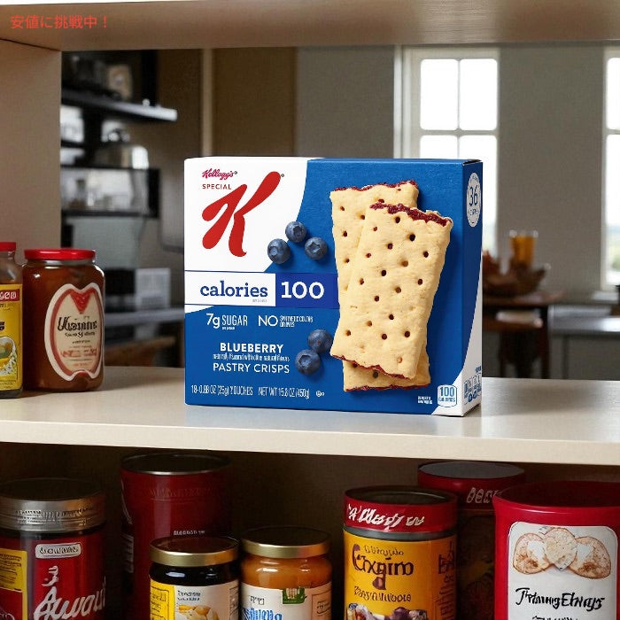 ケロッグ Kellogg's スペシャルK ペストリークリスプ ブルーベリー味 18袋入り Special K Pastry Crisps Blueberry 4