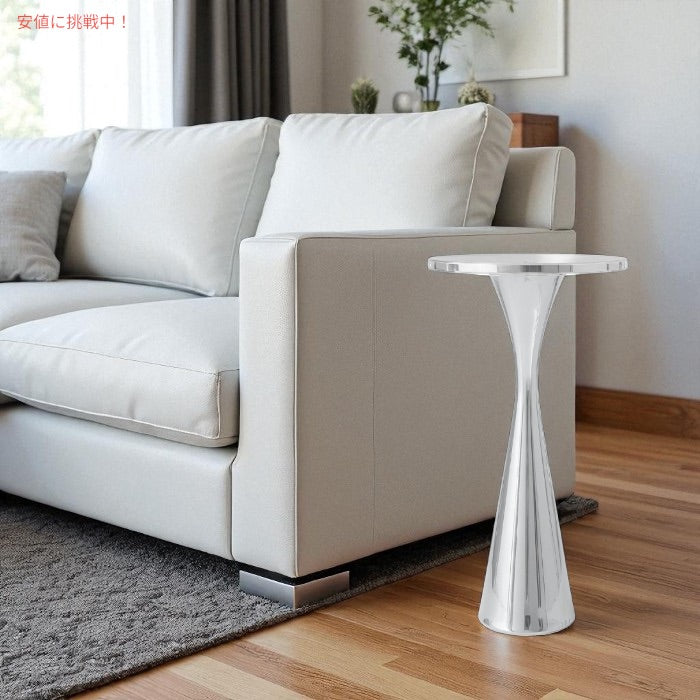 22インチ（約56cm） メタルアクセントテーブル 丸型サイドテーブル エンドテーブル Metal Accent Table 2