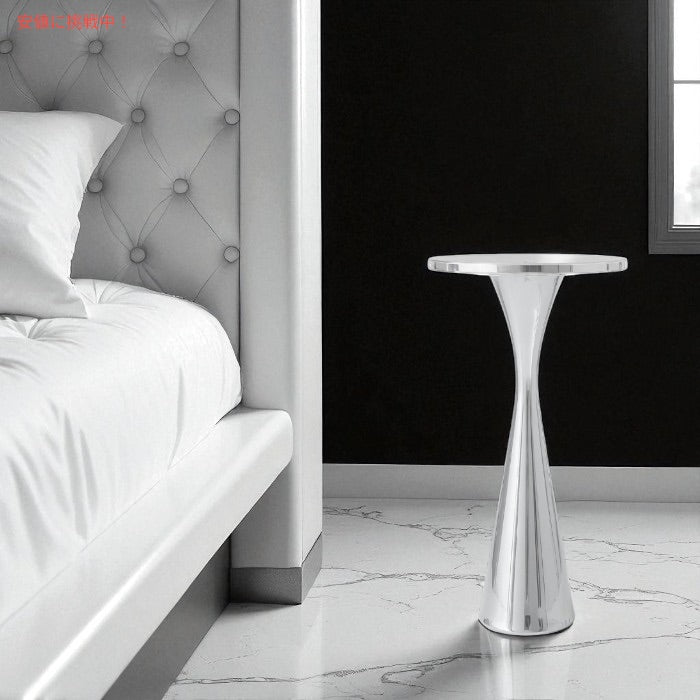 22インチ（約56cm） メタルアクセントテーブル 丸型サイドテーブル エンドテーブル Metal Accent Table 4
