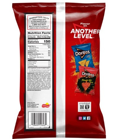 Doritos Nacho Cheese Tortilla Chips / ドリトス トルティーヤチップス ナチョチーズ味 262.2g(9.75oz) 2