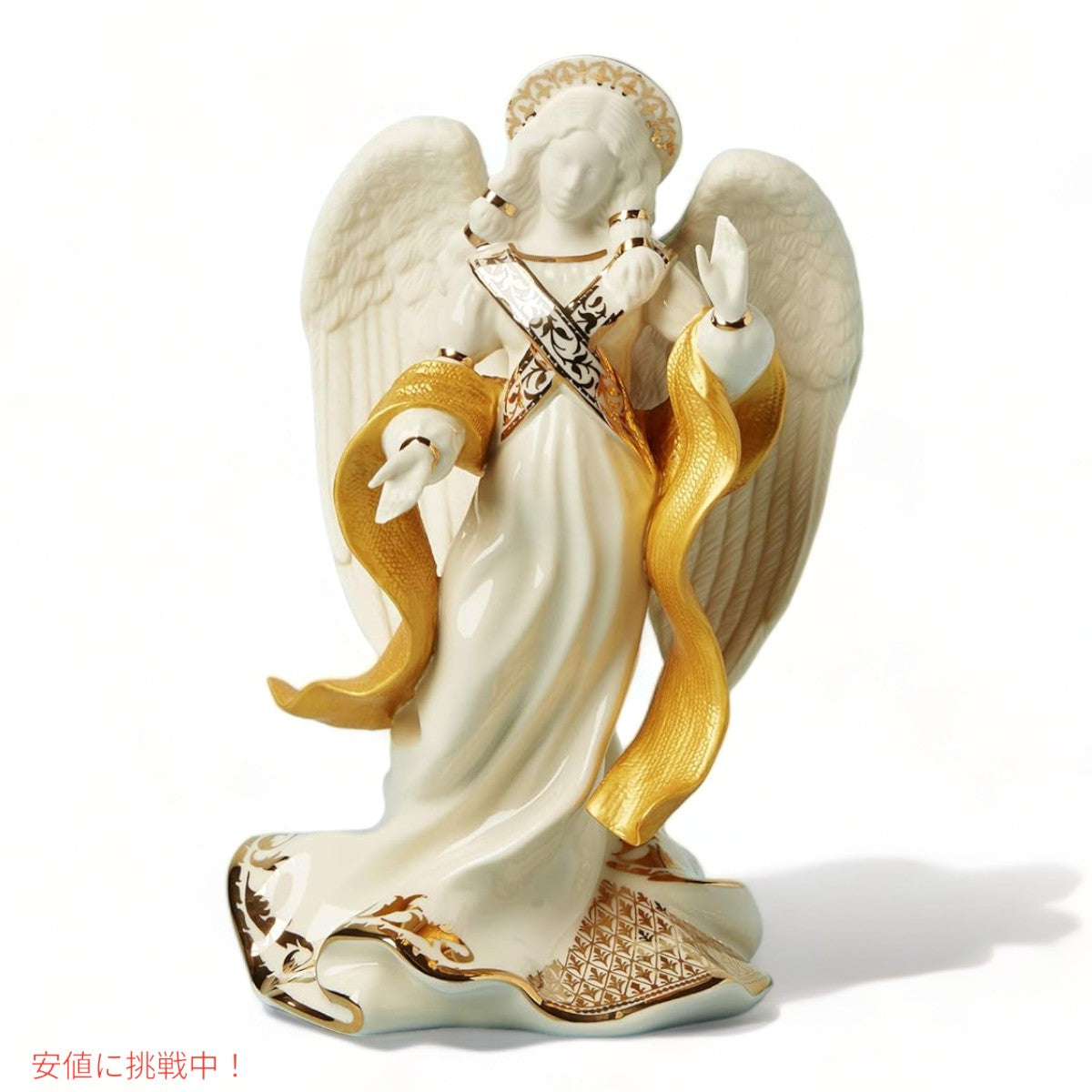 レノックス Lenox ファースト ブレッシング  平和の天使 エンジェル オブ ピース フィギュリン  陶磁器 彫像  First Blessing Nativity Angel of Peace Figurine 2