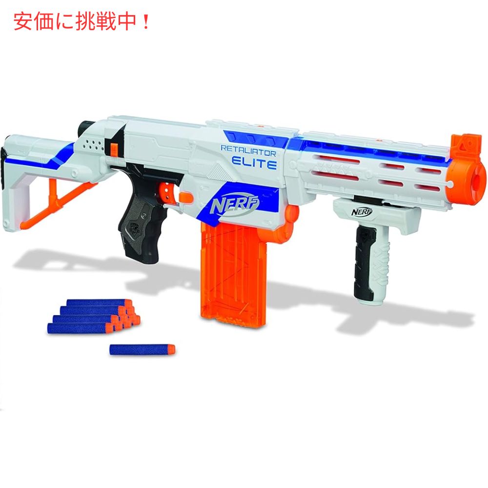 NERF ナーフ N-ストライク エリート レタリエーター ブラスター 12本ダーツ付き N-Strike Elite Retaliator Blaster 12 Darts 6