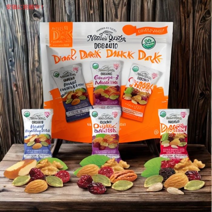 Nature's Garden ネイチャーズガーデン オーガニック トレイルミックス バラエティパック 34g x 24袋入り Organic Trail Mix Variety 24ct 3