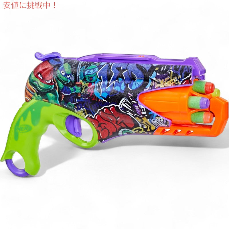 NERF ティーンエイジ ミュータント ニンジャ タートルズ ブラスター エリートダーツ10本付き Teenage Mutant Ninja Turtles Foam Blaster 2