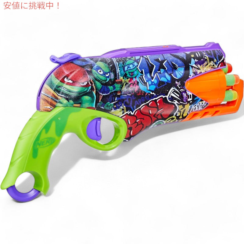 NERF ティーンエイジ ミュータント ニンジャ タートルズ ブラスター エリートダーツ10本付き Teenage Mutant Ninja Turtles Foam Blaster 5