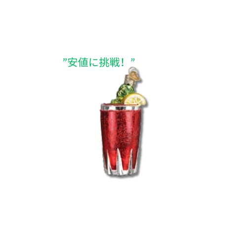 Old World Christmasオーナメント: 大人の飲み物 ガラス吹きオーナメント クリスマスツリー、ブラッディマリー用 1