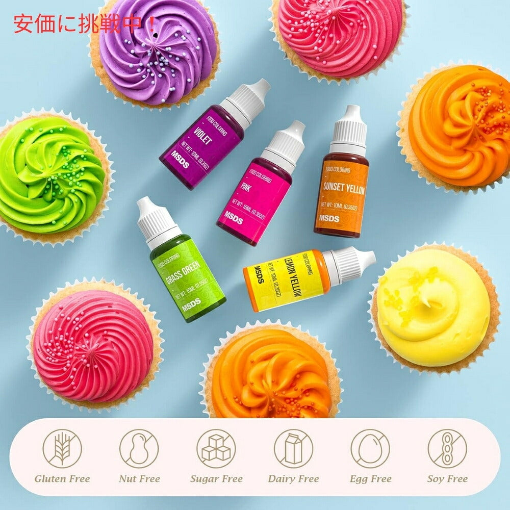 Nomeca 12 Colors Gel Food Coloring ノメカ 12色ジェル食品着色料 2