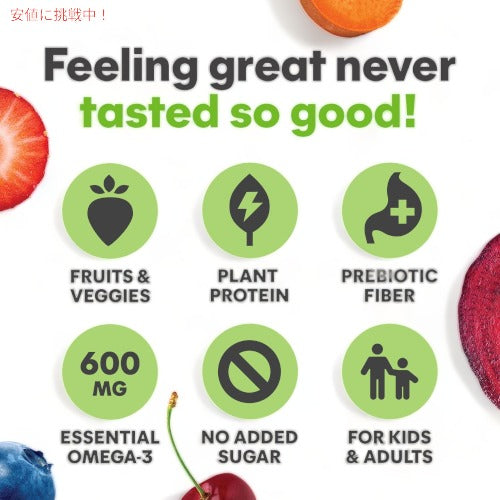 ノカ スーパーフード スムージー パウチ バラエティパック 120g 6個セット / Noka Superfood Fruit Smoothie Pouches Variety Pack 4.22oz 6ct 4