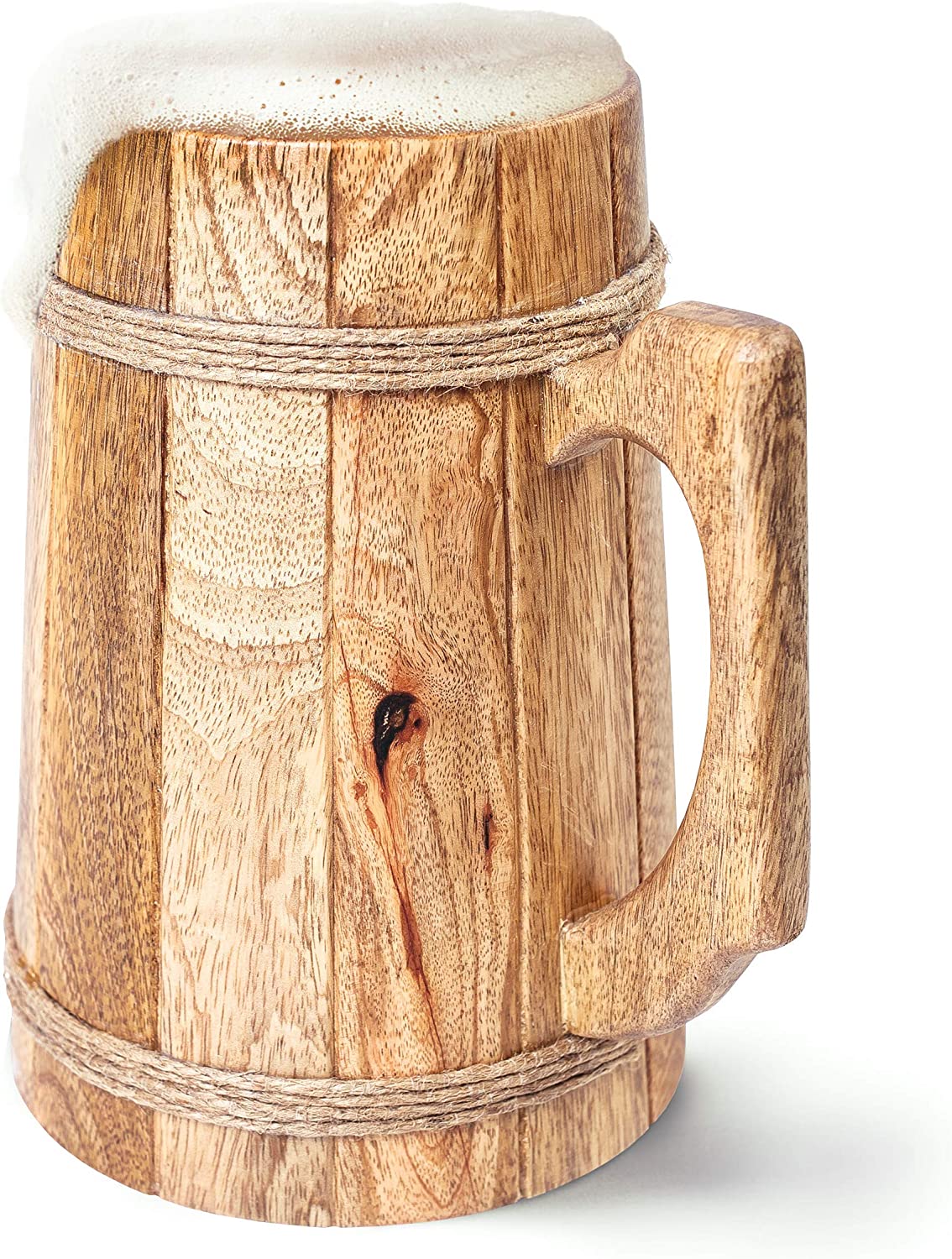 Norse Tradesman ノーストレイズマン キッチン用品 ビール ジョッキ ハンドメイド 木製 タン 1