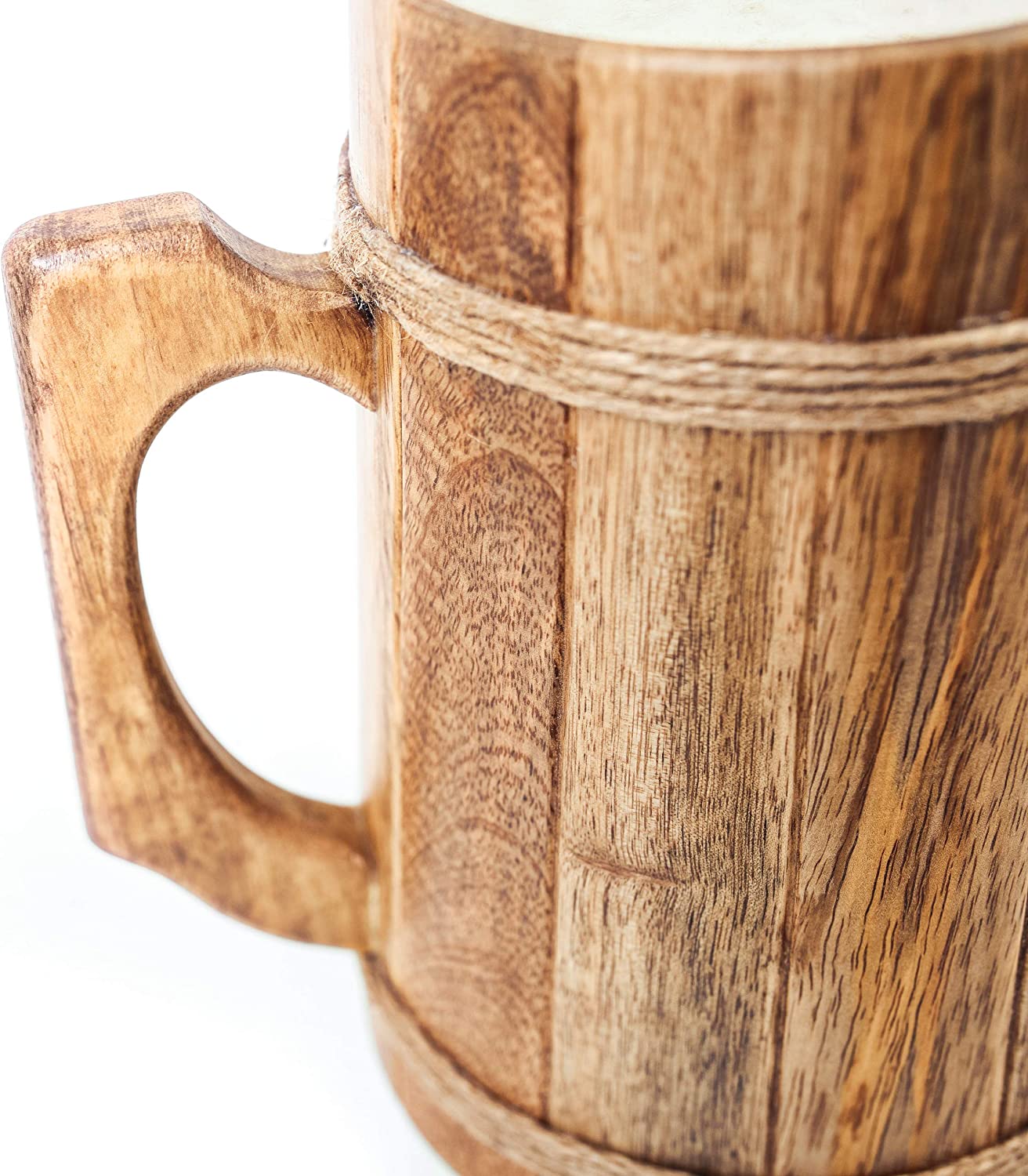 Norse Tradesman ノーストレイズマン キッチン用品 ビール ジョッキ ハンドメイド 木製 タン 5