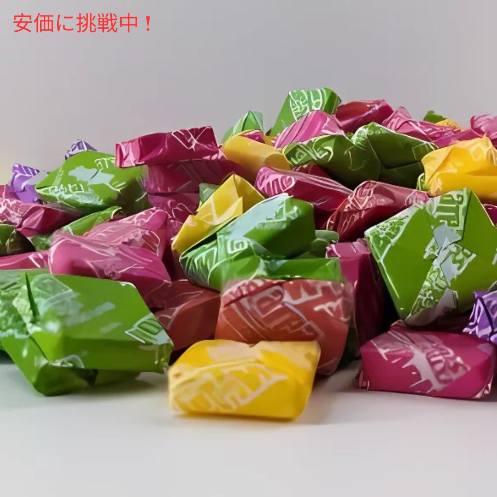 Now and Later ナウアンドレイター オリジナルミックスフルーツ味 噛みごたえのあるキャンディ 1.70kg Original Mix Fruit Chew Candy 60oz Jar 6