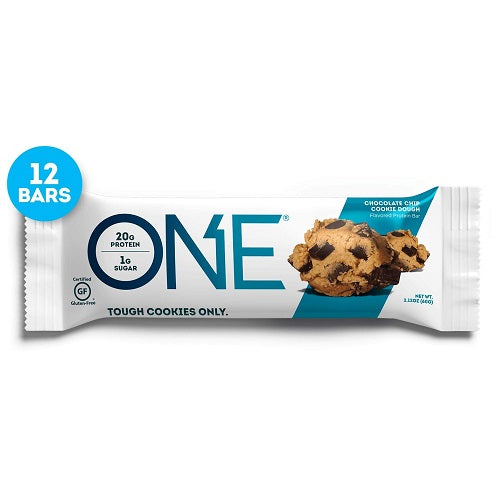ワンバー プロテインバー チョコレート チップ クッキー ドウ 12個セット Oh Yeah!ニュートリション Oh Yeah! One Bar, Chocolate chip cookie dough, 12 Count, 2.12 oz,12 Count 1