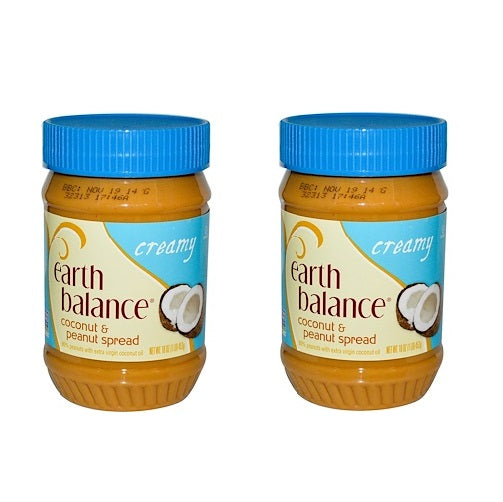 Earth Balance Coconut Peanut Butter Creamy ココナッツ&ピーナッツバター クリーミー 16oz 2個セット 1
