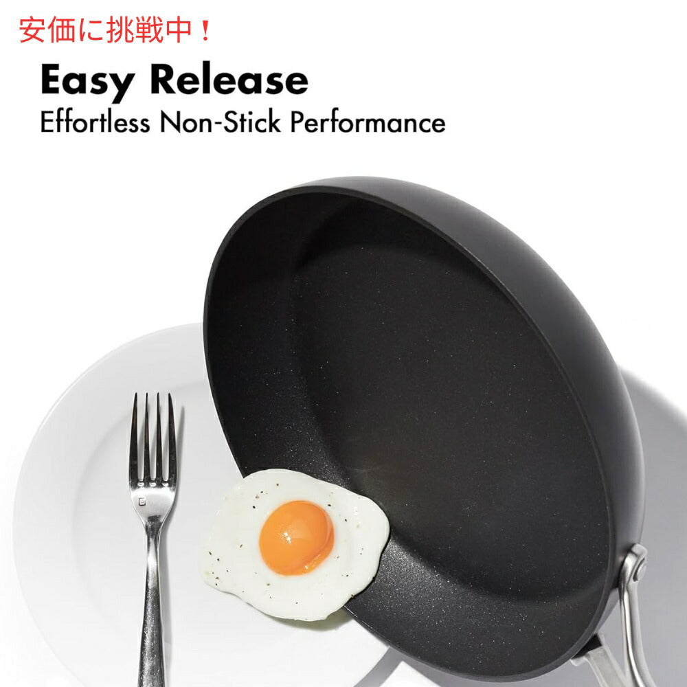OXO プロ仕様 フライパンセット (8インチ・10インチ) ブラック Professional 8 & 10 inches Frying Pan Skillet Set Black 5