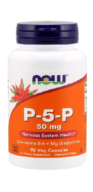 P-5-P 50 mg Veg Capsules / ナウ　P-5-P ( ピリドキサール5リン酸) 1
