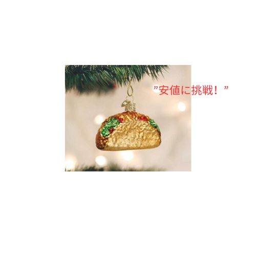 Old World Christmas タコス ガラス吹きクリスマス ツリーの装飾品 2