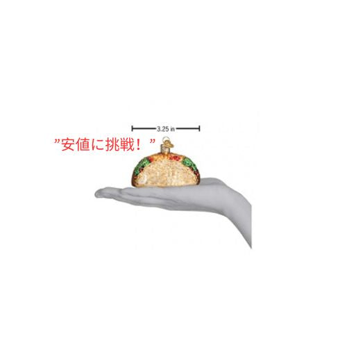 Old World Christmas タコス ガラス吹きクリスマス ツリーの装飾品 3