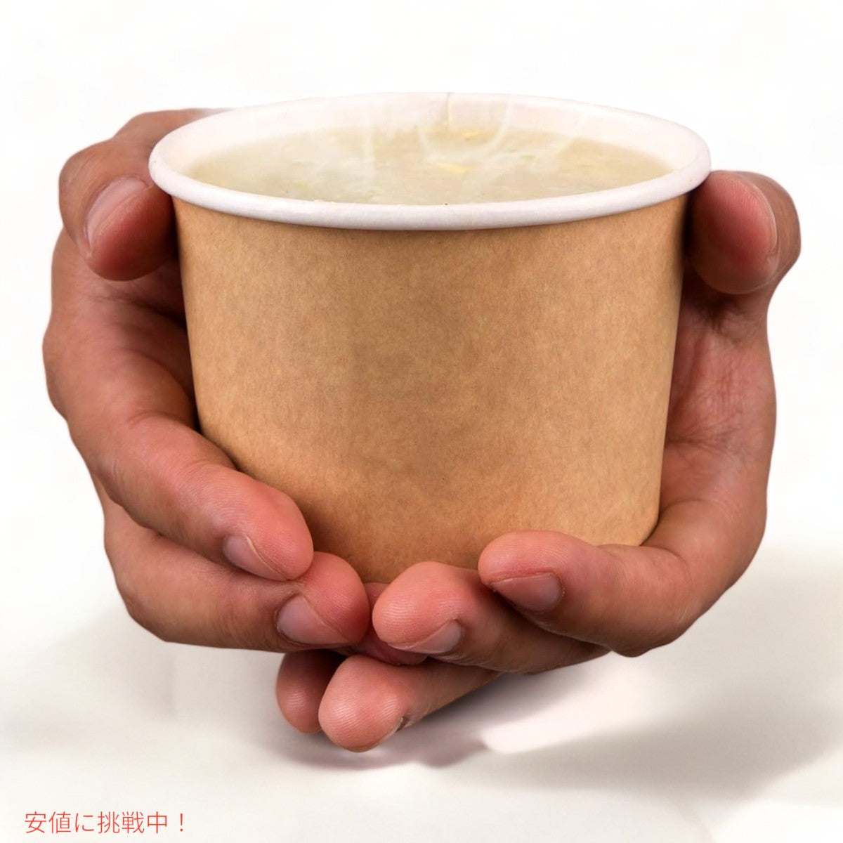 プロモラ 使い捨て ペーパーカップ 50個 アイスクリームカップ 12オンス 354ml 使い捨てスプーン付き Promora Paper Ice Cream Cups Disposable 7