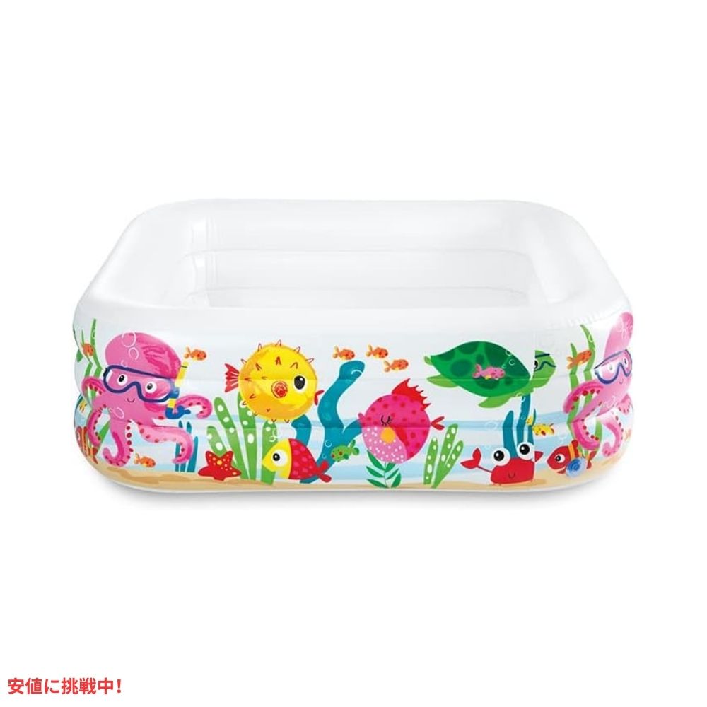 INTEX インテックス インフレタブル プール スイムセンター アクアリウム キッズプール 家庭用プール Swim Center Clearview Aquarium Inflatable Pool 2