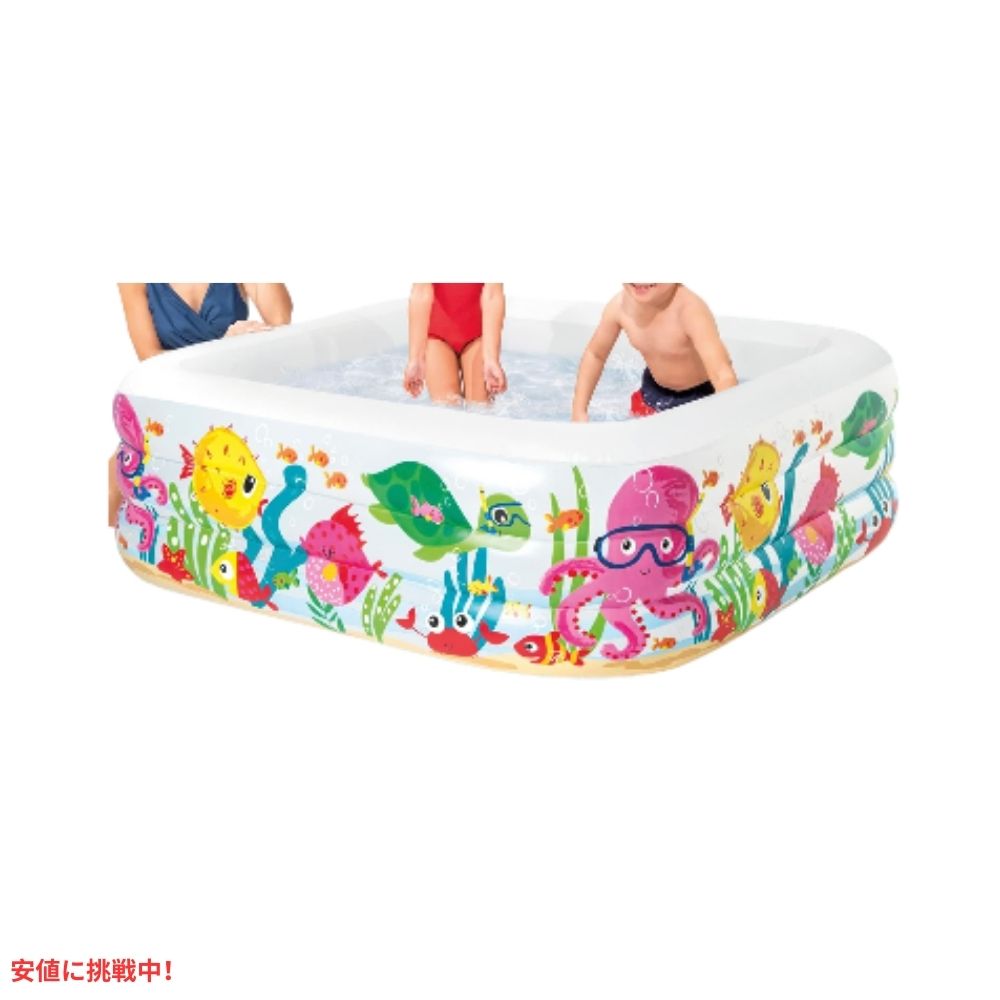 INTEX インテックス インフレタブル プール スイムセンター アクアリウム キッズプール 家庭用プール Swim Center Clearview Aquarium Inflatable Pool 3