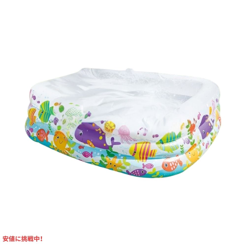 INTEX インテックス インフレタブル プール スイムセンター アクアリウム キッズプール 家庭用プール Swim Center Clearview Aquarium Inflatable Pool 4