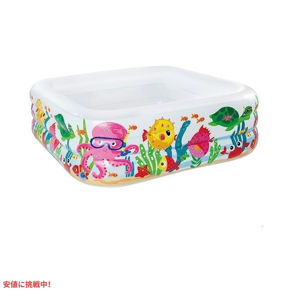 INTEX インテックス インフレタブル プール スイムセンター アクアリウム キッズプール 家庭用プール Swim Center Clearview Aquarium Inflatable Pool 5