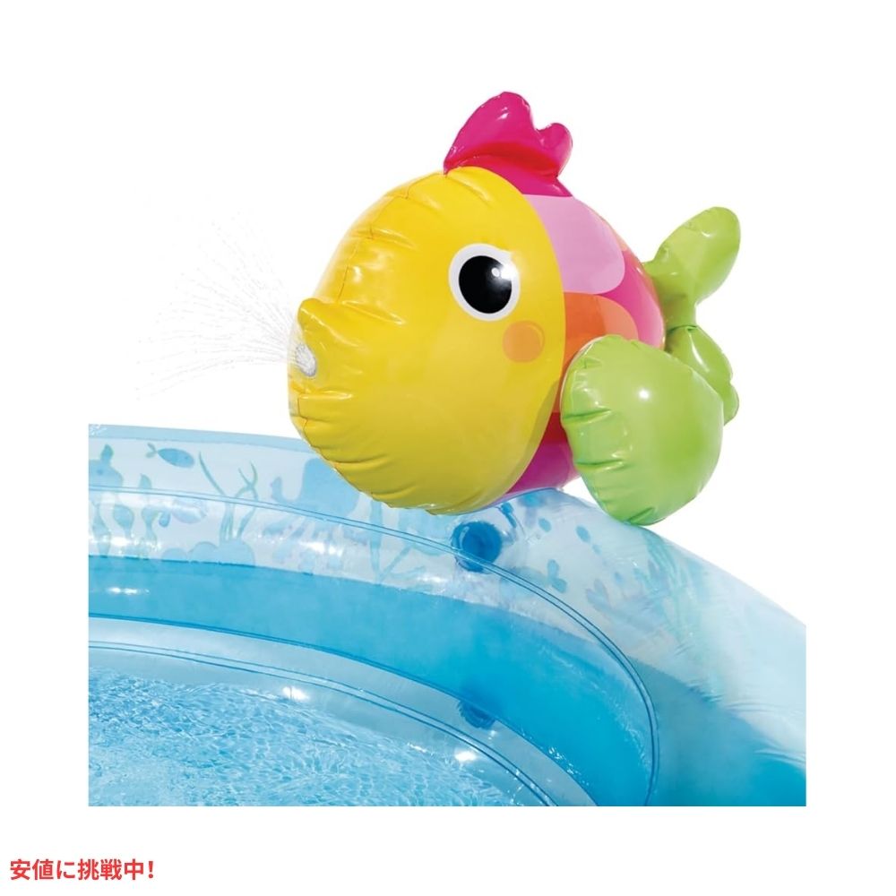 INTEX インテックス 子供用 インフレタブルプール 滑り台付き アンダーザシー Under The Sea Inflatable Kiddie Pool 3