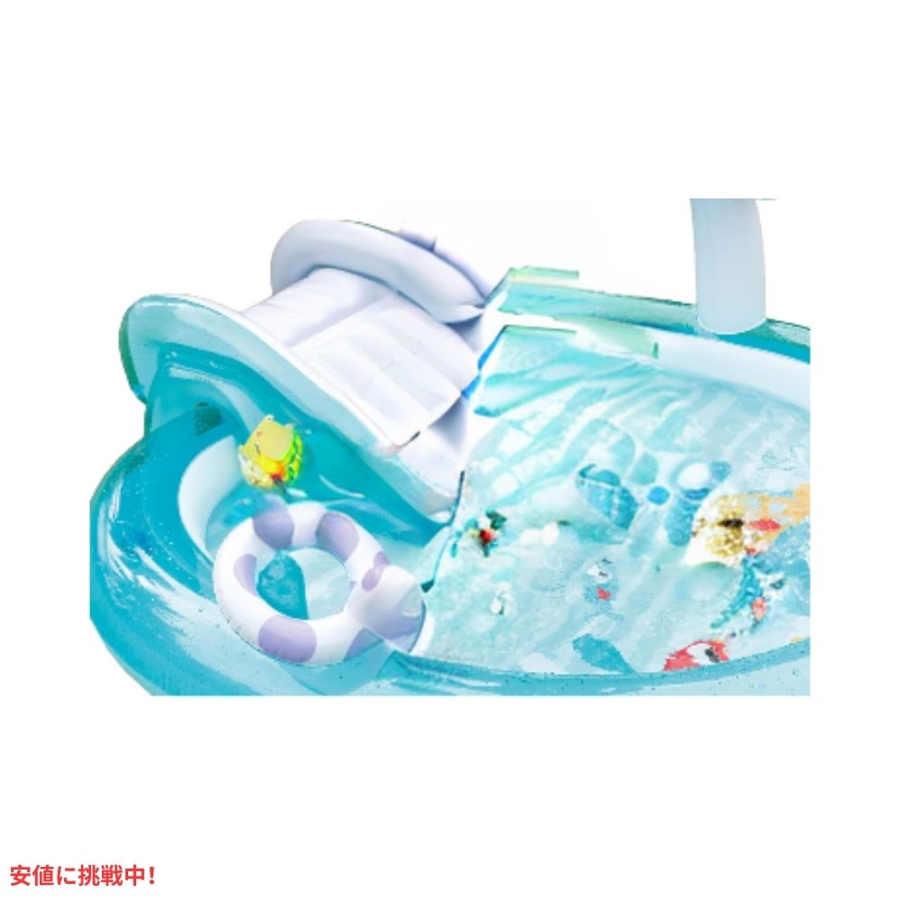 INTEX インテックス インフレータブル 子供 プール ワニプレイセンター 滑り台付き キッズプール Gator Inflatable Kiddie Pool Water Play Center with Slide 2