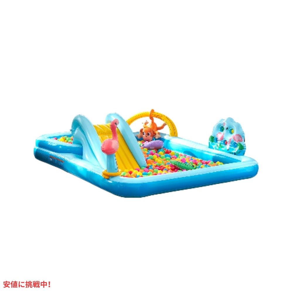 INTEX インテックス インフレータブル プール ジャングルアドベンチャー 子供用 プール 滑り台付き Jungle Adventure Play Center Kiddie Pool 2