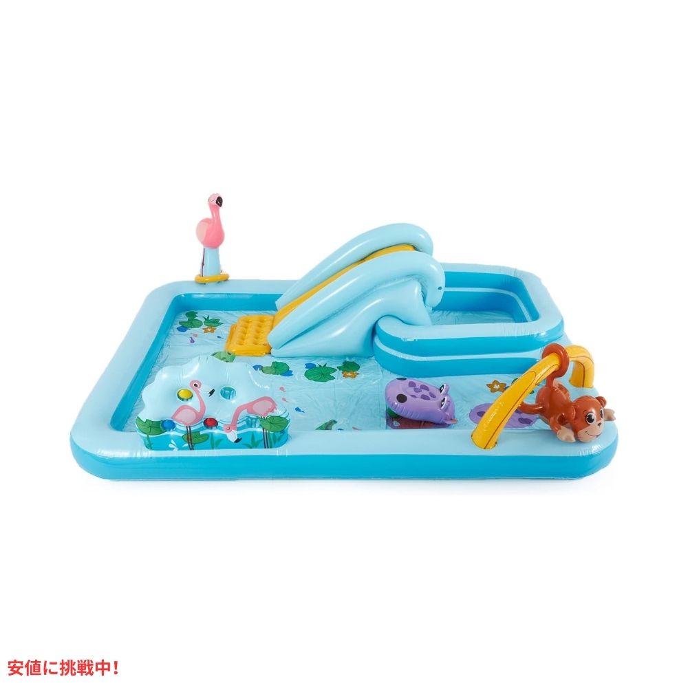 INTEX インテックス インフレータブル プール ジャングルアドベンチャー 子供用 プール 滑り台付き Jungle Adventure Play Center Kiddie Pool 5