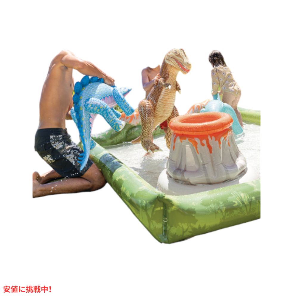 INTEX インテックス 子供用 インフレタブル プール ジュラシックアドベンチャー スプラッシュ付き Jurassic Adventure Inflatable Kiddie Pool 7