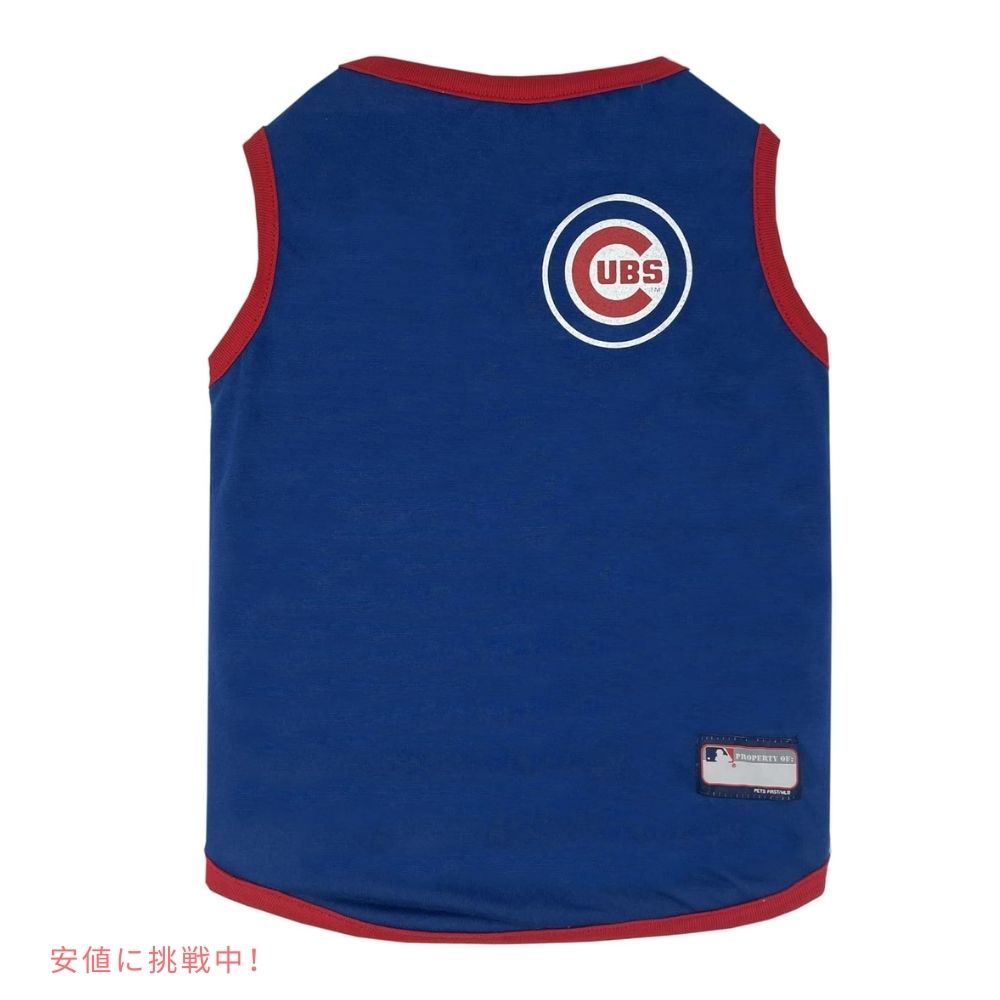 Pets First  ペット 犬 猫 MLB シカゴカブス リバーシブル Tシャツ ラージサイズ 公式ライセンス MLB Chicago Cubs Reversible T-Shirt, Large 3