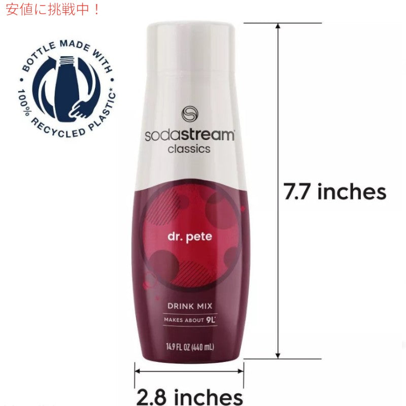 SodaStream ソーダストリーム Dr Pete Sodamix ドクターピート ソーダミックス 14.8oz 6