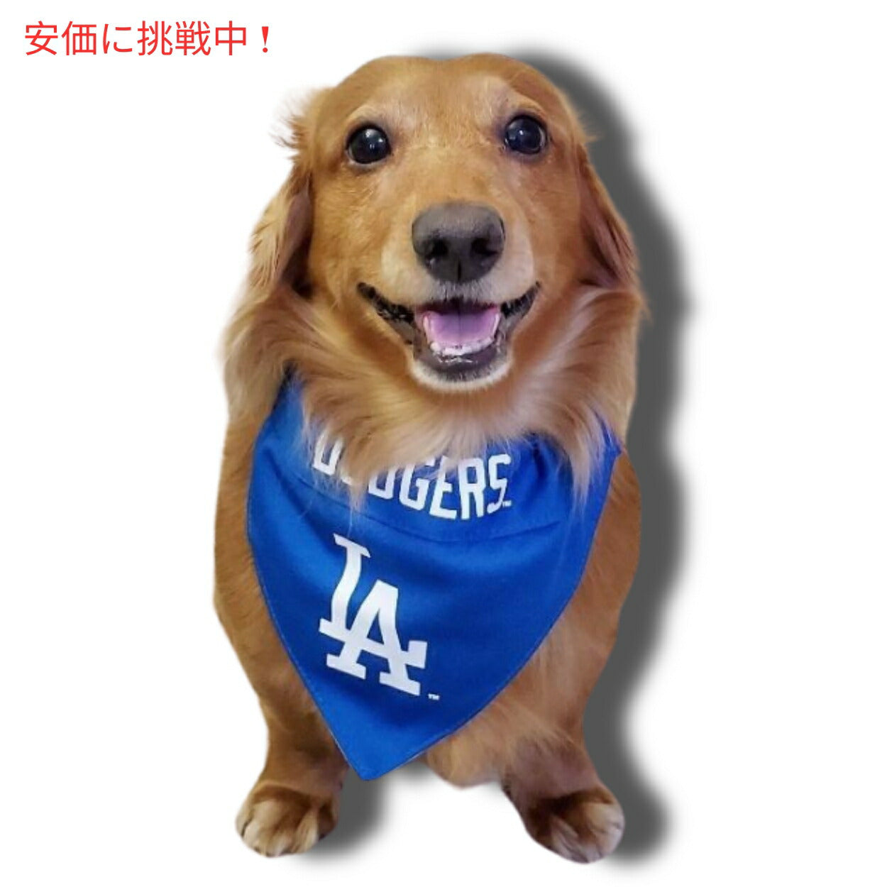Pets First ペッツファースト ロサンゼルスドジャース リバーシブル ペットバンダナ サイズ S/M Los Angeles Dodgers Reversible Pet Bandana Small/Medium 6