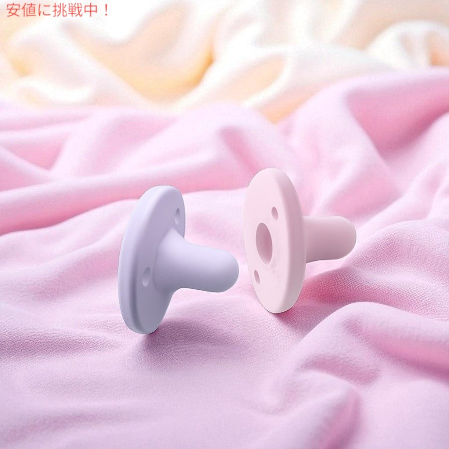 Philips AVENT Soothie Pacifier 0-3m 2pcs / フィリップス アヴェント 赤ちゃん用おしゃぶり 0-3か月用 [フレッシュライラック/パステルピンク] 2個入り 4