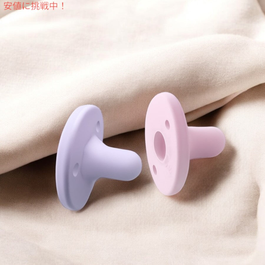 Philips AVENT Soothie Pacifier 0-3m 2pcs / フィリップス アヴェント 赤ちゃん用おしゃぶり 0-3か月用 [フレッシュライラック/パステルピンク] 2個入り 3