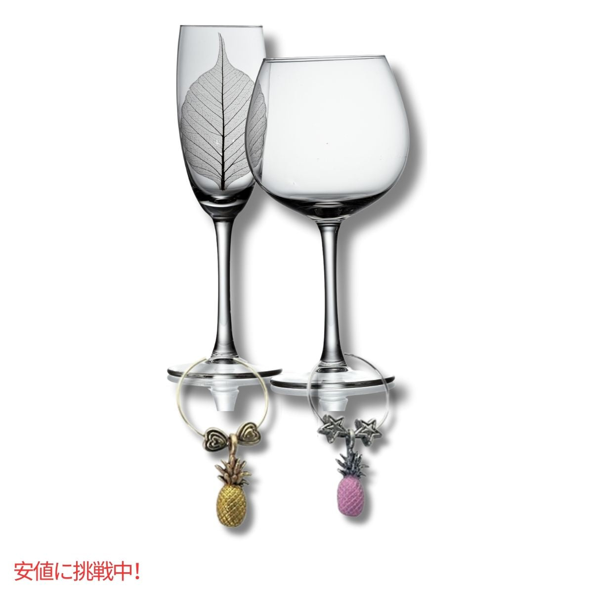 ワイングラスチャーム that Wine is Mine! パインアップル 6個セットWine Charm Western Decor Pineapple 4
