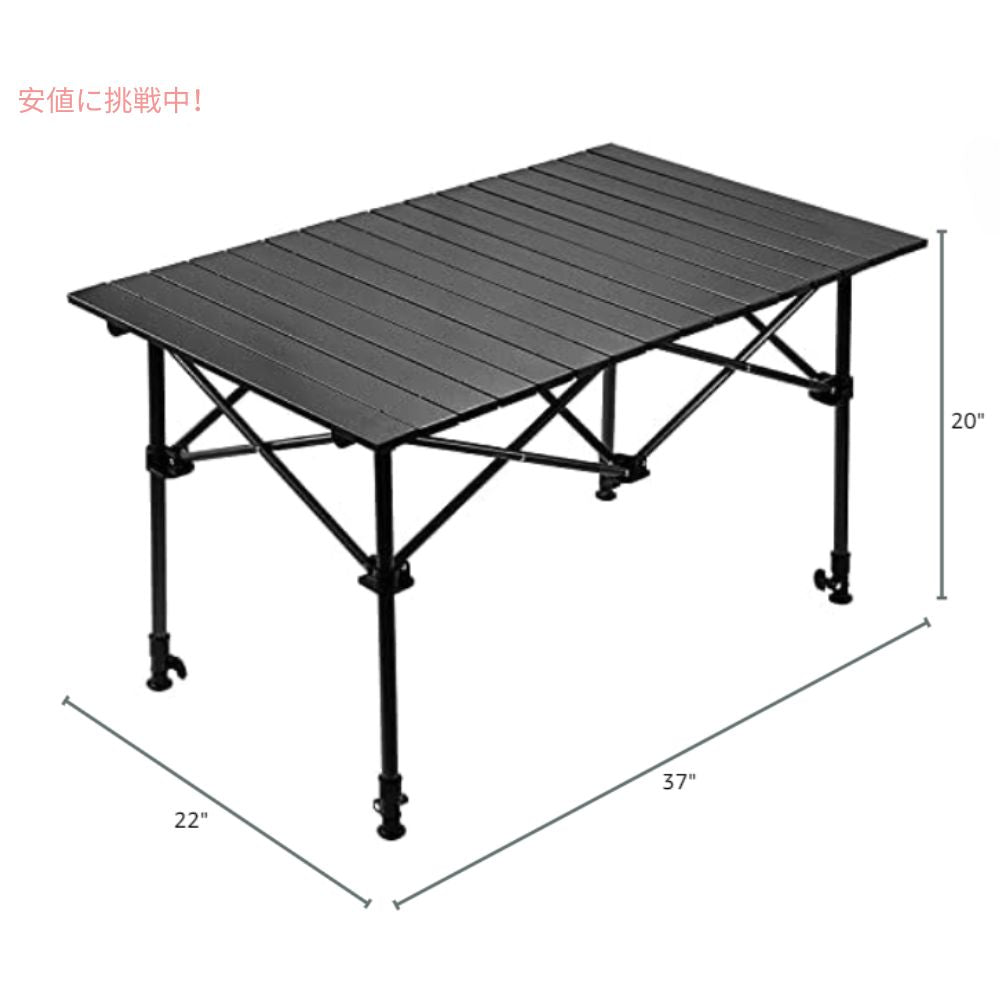 Night Cat ナイトキャット キャンプテーブル 収納バスケット 折り畳み式 ピクニックテーブル 軽量 Camping Table with Storage Basket Foldable 5