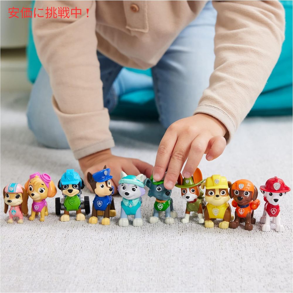 Paw Patrol パウパトロール オールポーズ ギフトセット コレクティブルアクションフィギュア 10個セット All Paws Gift Set Collectible Action Figures 10pcs 6
