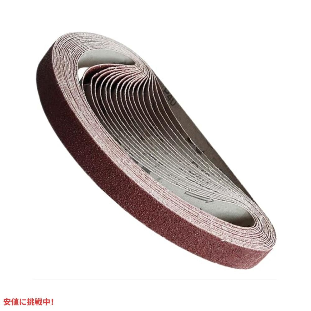 プロクソン プロクソン 28581 交換用サンディングベルト BSL 115/E 180グリット用 ブラウン 5本入り 28581 Replacement Sanding Belts Brown 2