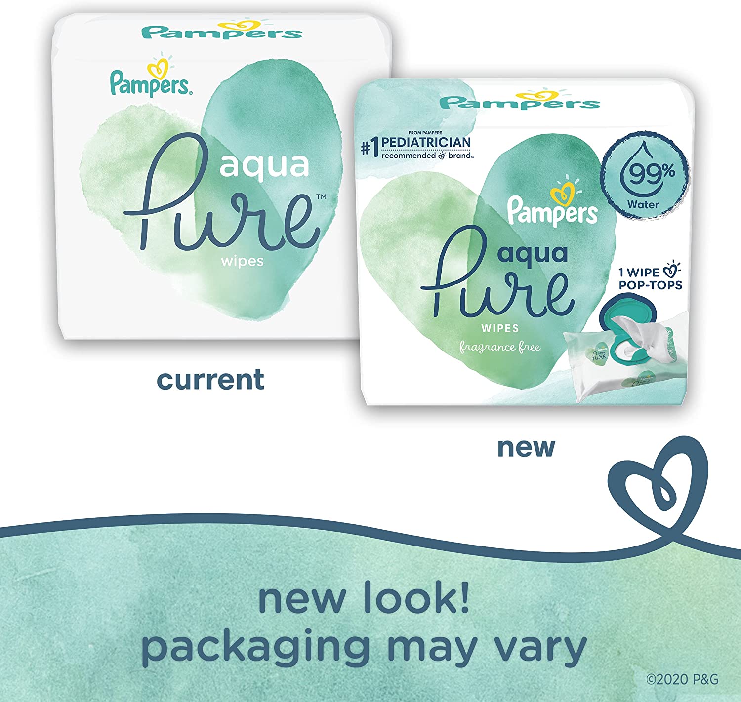 Pampers Aqua Pure Baby Diaper Wipes, 6 Packs, 336 Count / パンパース おしり拭き アクアピュア 無香料 56枚入り x 6パック 3