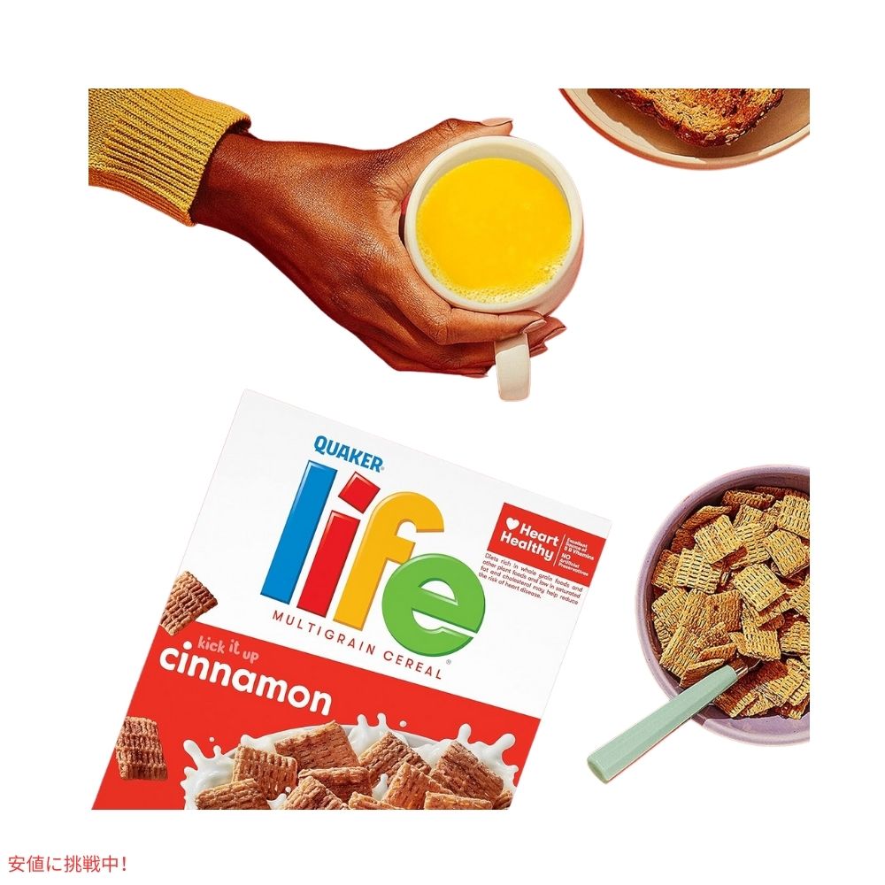 Life シナモン マルチグレイン シリアル 635g Life Cinnamon Breakfast Cereal 22.3oz 6