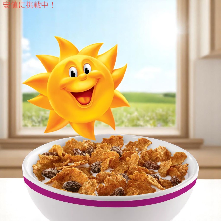 ケロッグ Kelloggs レーズン ブラン 朝食シリアル 16.1 oz Raisin Bran Breakfast Cereal 456g - Plain 4