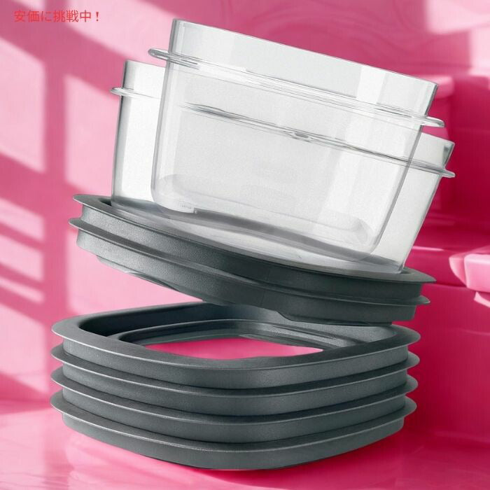Rubbermaid ラバーメイド クリア／グレー フードコンテナー 28点セット  Clear/Grey Food Containers 28pcs 3