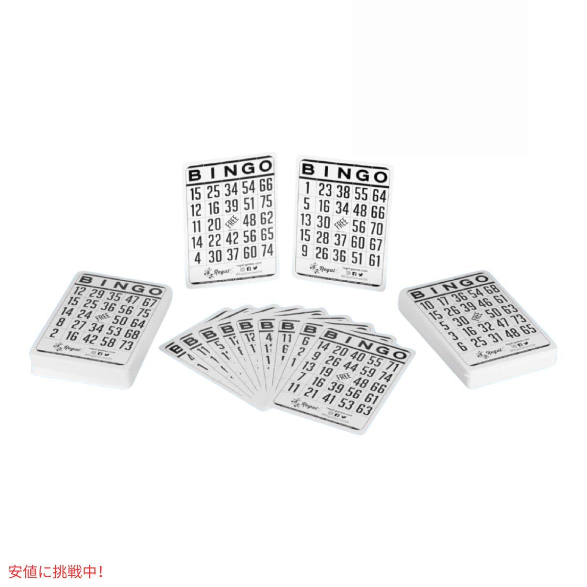 Regal Bingo クラシックビンゴカード 200 枚 Regal Bingo Classic Bingo Cards 200 Count 4