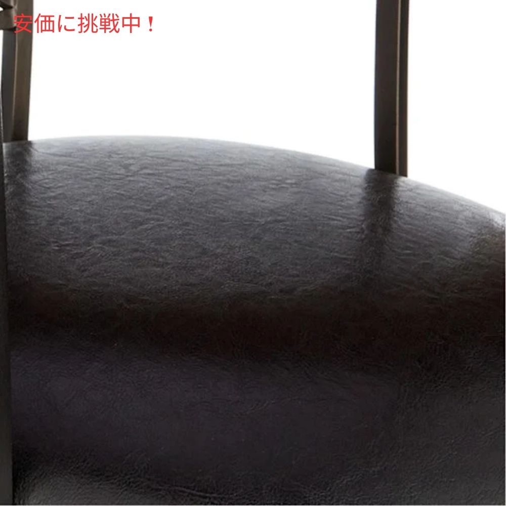 at home アットホーム プロビデンス レナータ 大型合皮製バースツール 29.5インチProvidence Renata Oversized Faux Leather Barstool 29.5inches 5