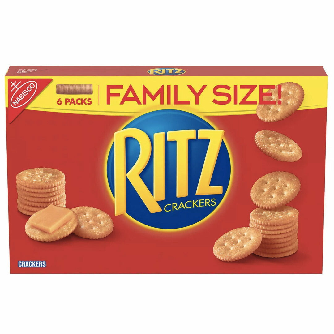 Nabisco Ritz Crackers Original - Family Size / ナビスコ リッツ クラッカー ファミリーサイズ 6袋小分け包装 583g(20.6oz) 1